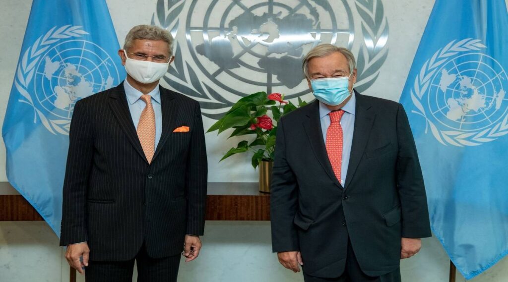 Jaishankar calls on UN chief Guterres; discusses Afghan