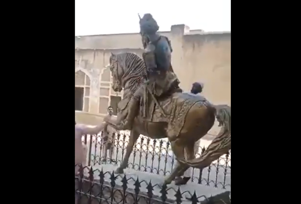 Maharaja Ranjit Singh’s Lahore statue vandalised again