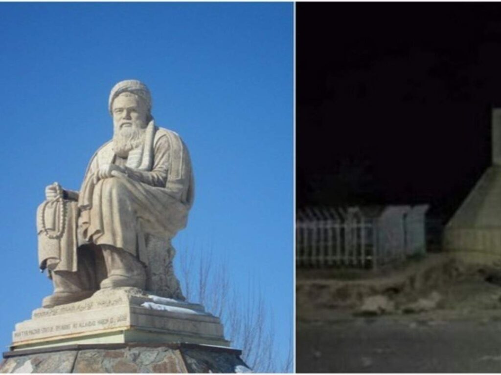 Taliban destroy statue of Shia foe from 1990s civil war