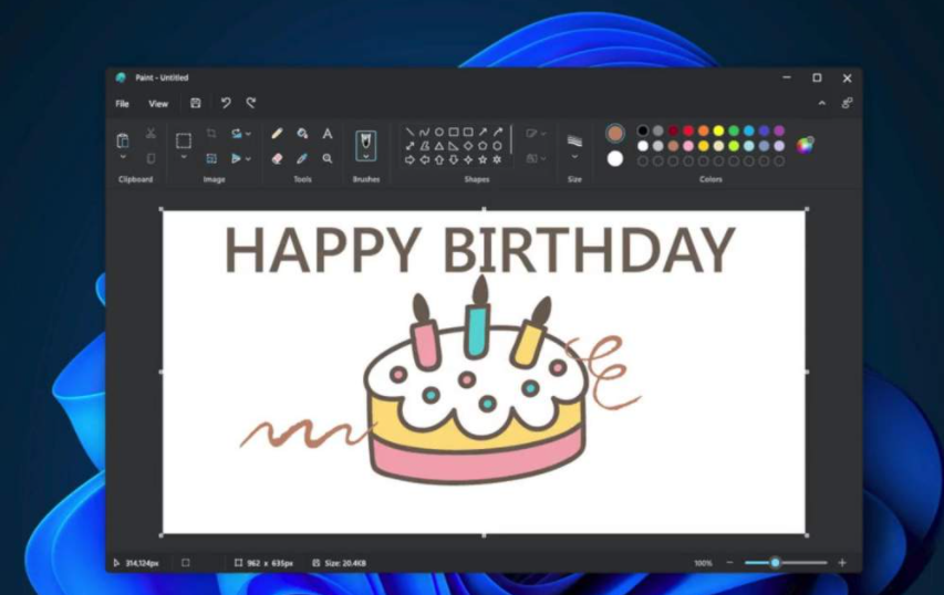 Microsoft’s redesigned Paint for Windows 11 will bring improvement to tools and dark mode