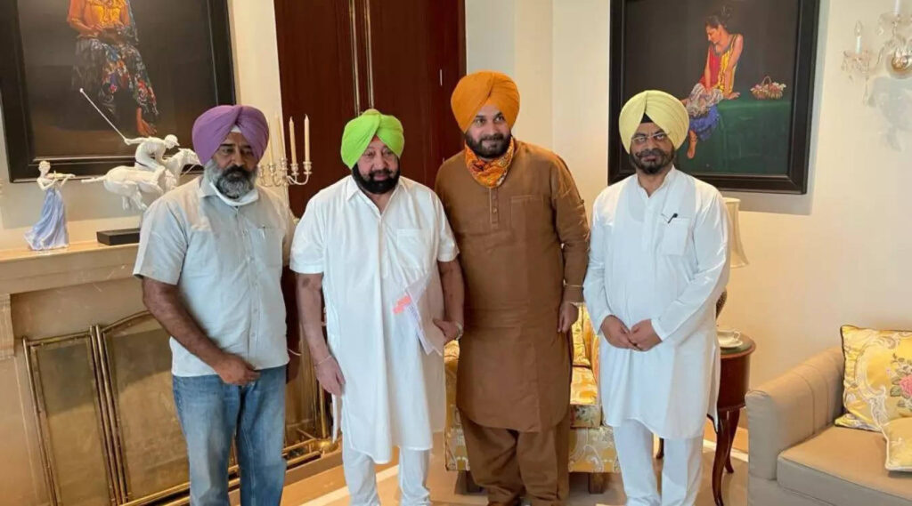 Punjab CM meets Sidhu, sets up panel for coordination ahead of polls