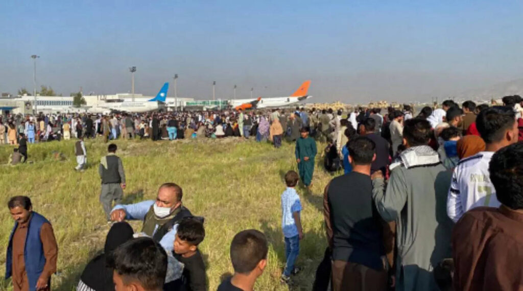 'I was at the airport, saw bodies falling from plane'