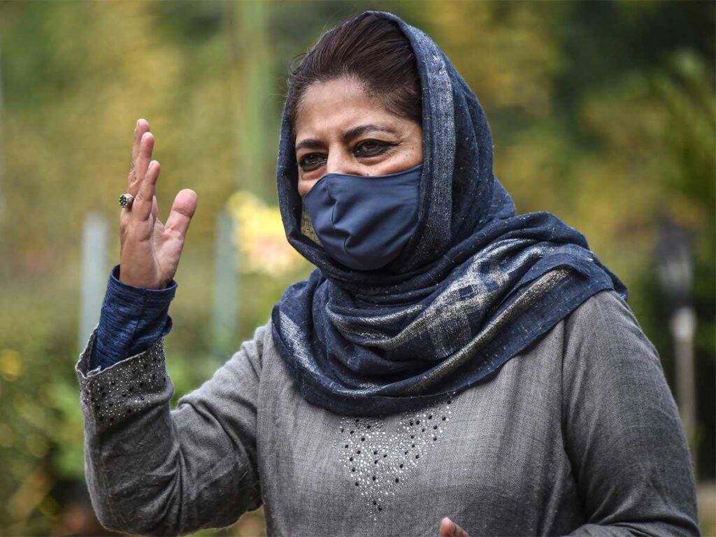 Mehbooba indulging in 'politics of hatred' after losing ground in J&K: BJP