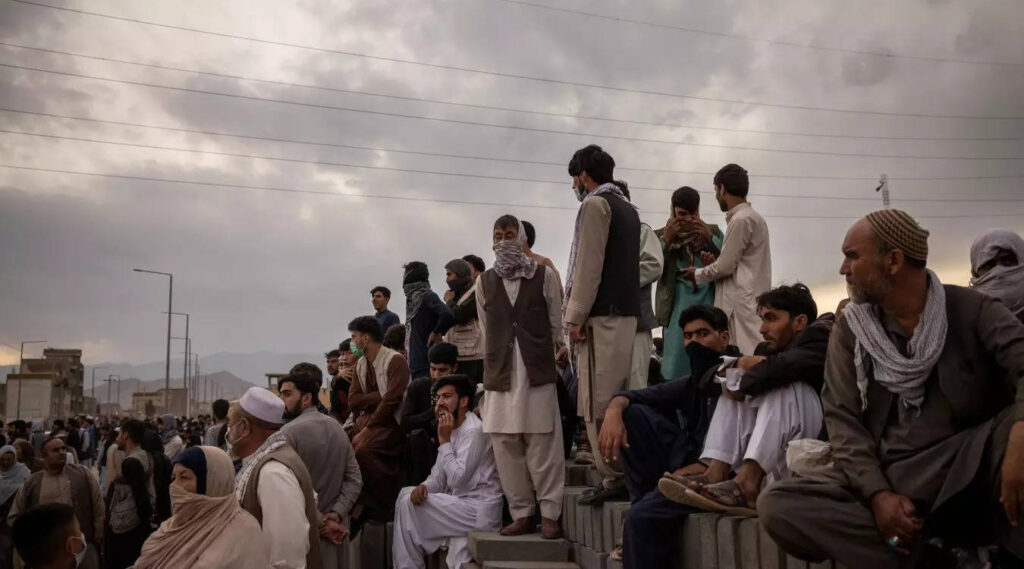 'Taliban impose some order around Kabul airport'