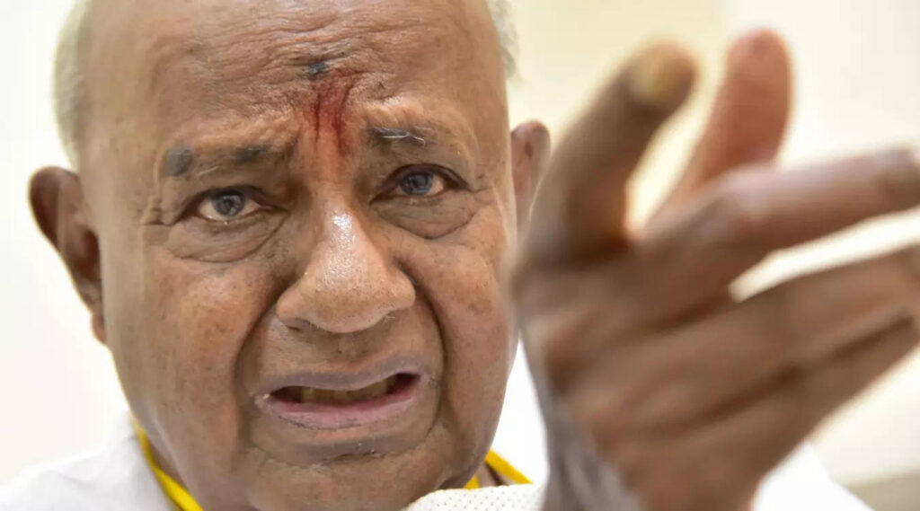 Former PM HD Deve Gowda rues unruly events inside Rajya Sabha