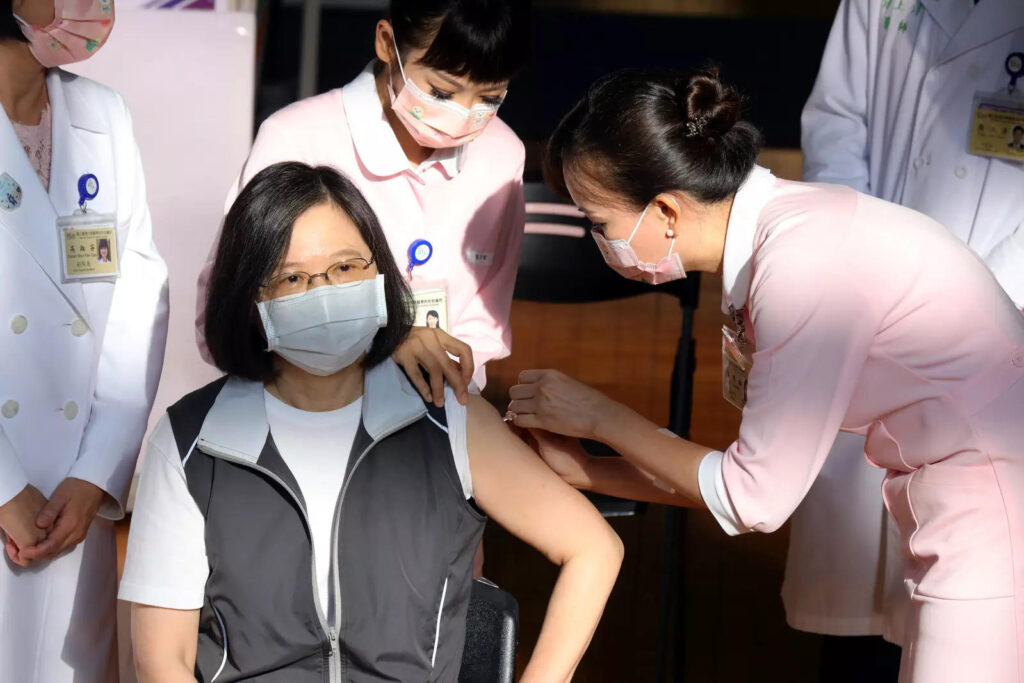 Taiwan's prez leads way in first domestic Covid vaccine