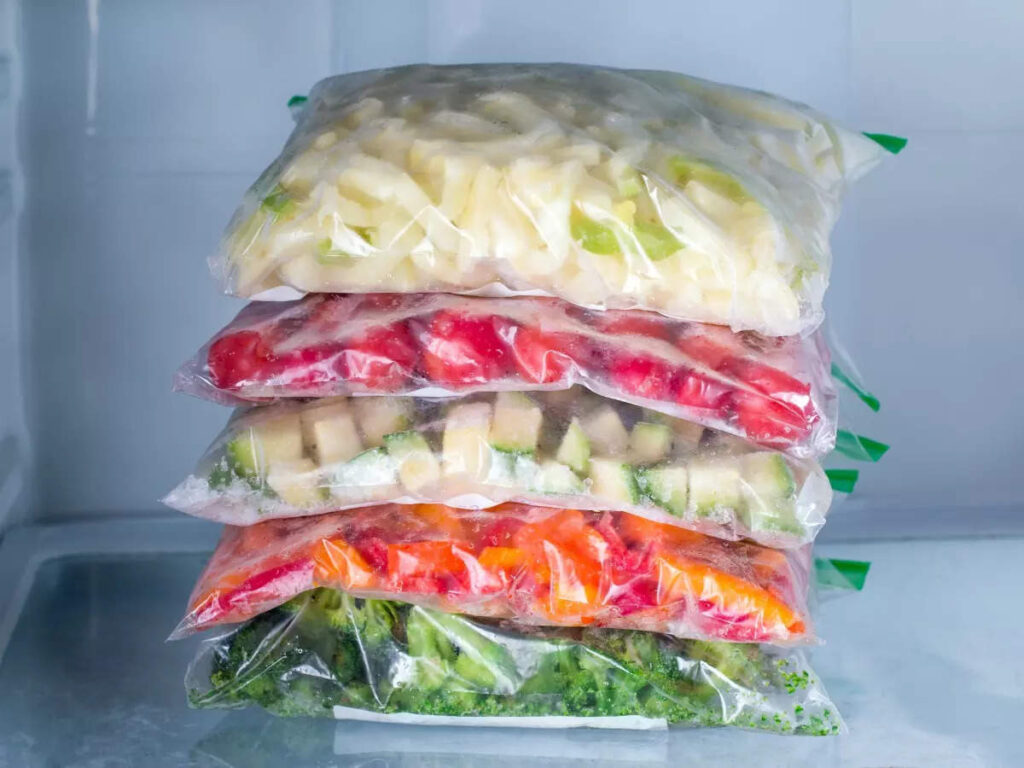 How to freeze vegetables at home