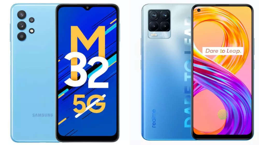 Samsung Galaxy M32 5G vs Realme 8 Pro: Two mid-range smartphones compared