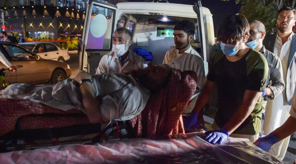 'Total panic' as deadly blasts rock Kabul airport