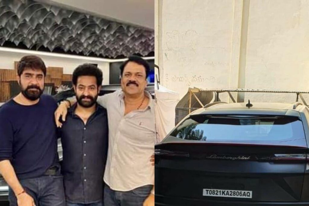 Jr NTR Gets a Lamborghini Urus Graphite Capsule, Takes it Out For a Spin