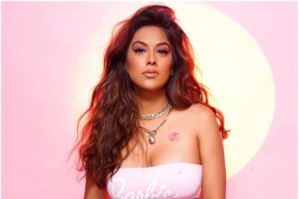 Nia Sharma Turns up the Heat with Pics in Barbie Theme Tube Top and Unbuttoned Pants