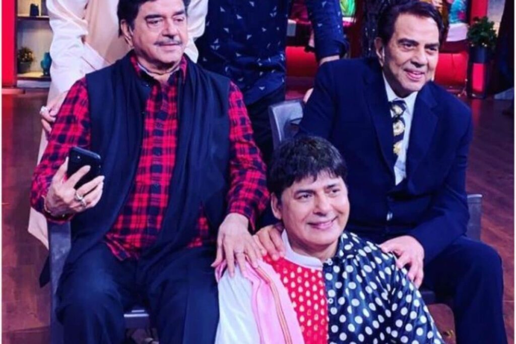 The Kapil Sharma Show: Sudesh Lehri Gets Blessings from Dharmendra, Shatrughan Sinha