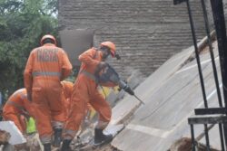 A Portion of Old Two-storeyed Building Collapses, 2 Feared Trapped Under Rubbles