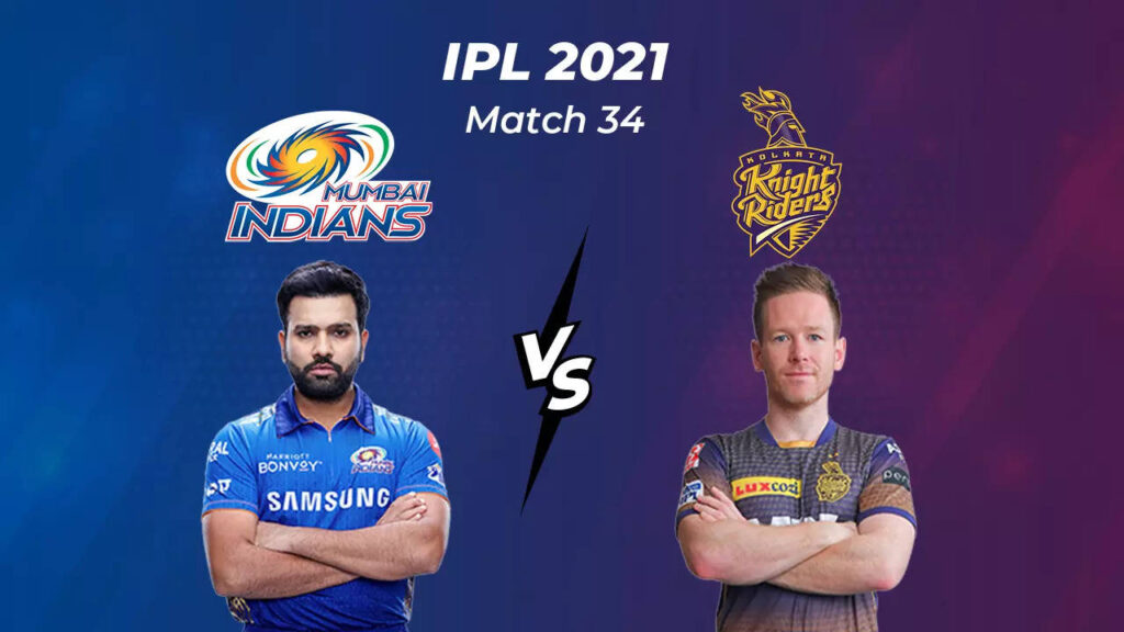 IPL 2021 Live Cricket Score: Mumbai Indians vs Kolkata Knight Riders