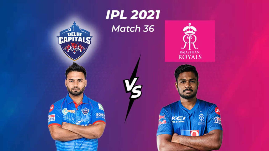 Live Blog: DC vs RR, IPL 2021, Match 36