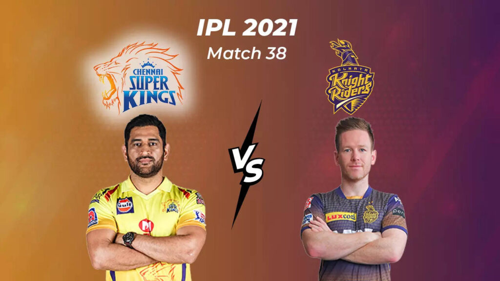 IPL 2021 Live Score: CSK vs KKR, Match 38