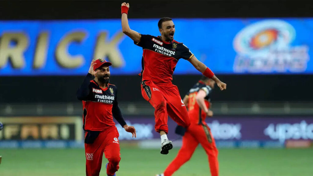 IPL: Harshal takes hat-trick as Kohli's RCB crush Rohit's MI by 54 runs