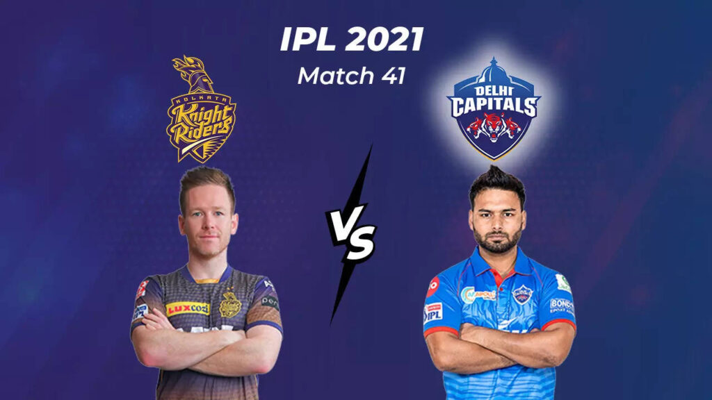 IPL 2021 Live Score: KKR vs DC, Match 41