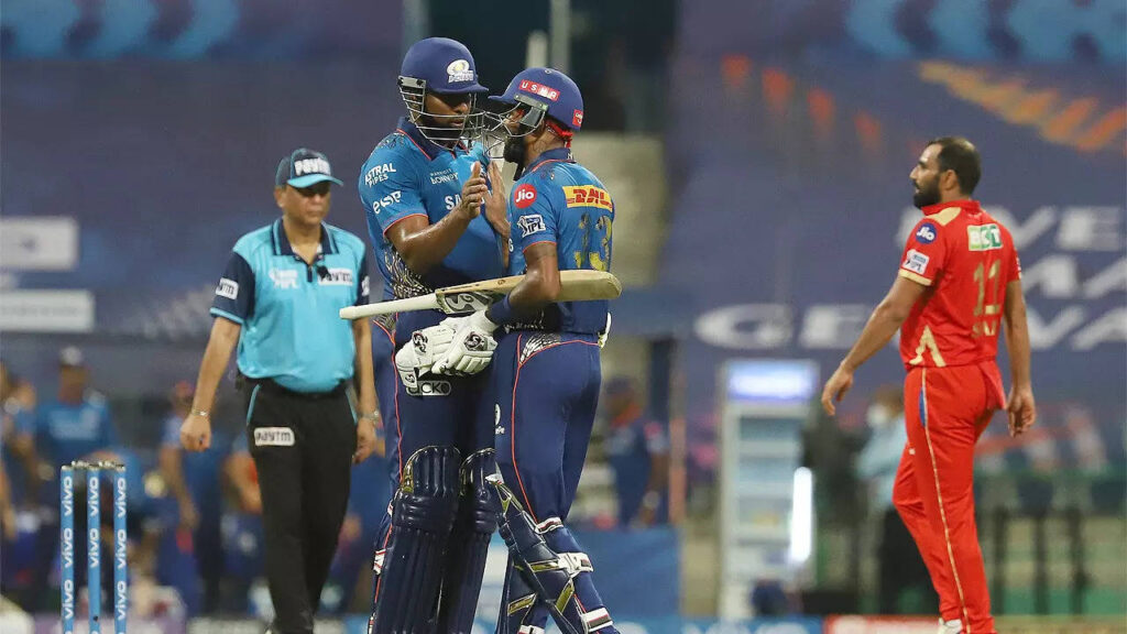 Mumbai Indians keep playoff hopes alive with a six-wicket win over Punjab Kings