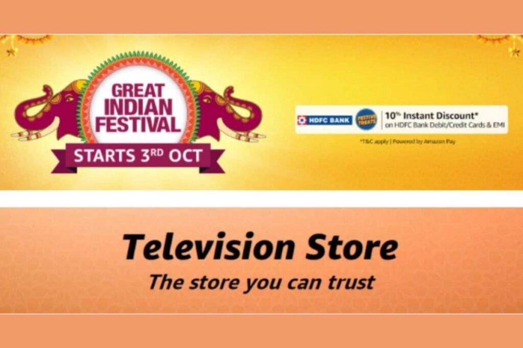 Amazon Great Indian Festival Sale: All Upcoming Deals On TVs During Amazon Sale