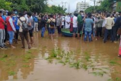 Bengaluru Residents Plant Paddy Saplings on Slushy, Potholed Road; Offer Boat Rides for Rs 20