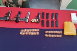 Cache of Arms, Narcotics, Fake Money Recovered from International Border in Jammu District