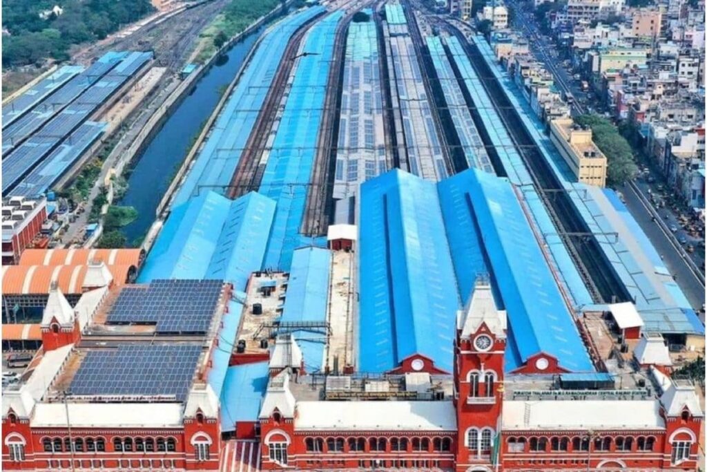 Indian Railways' Chennai Central Station is Now Fully Powered by Solar Energy; See Photos