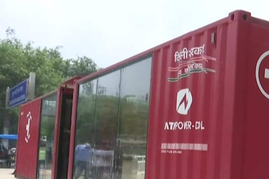 Upcycled Shipping Containers Converted Into Mohalla Clinics In Delhi