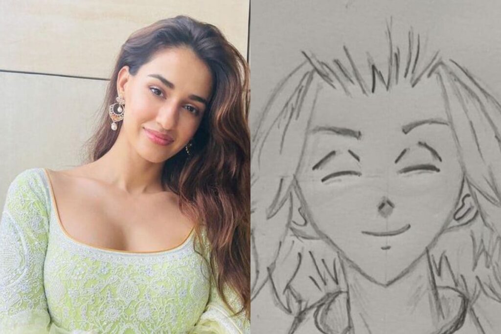 Disha Patani Loves Anime and Her Very First Sketching Attempt is Proof!