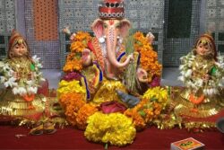 MP-based NGO Apologises After Flak for Tableau With Lord Ganesha Holding Sanitary Pads