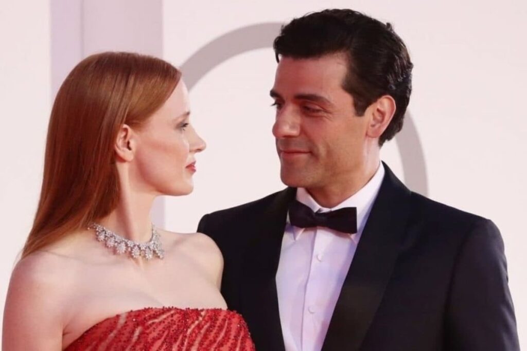 Jessica Chastain Reacts to Viral Red Carpet Moment With Oscar Isaac at Venice Film Festival