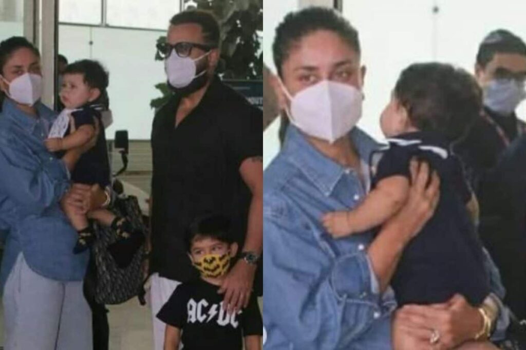 Kareena Kapoor, Saif Ali Khan Undergo Mandatory CISF Security Check Along With Taimur and Jehangir's Nannies