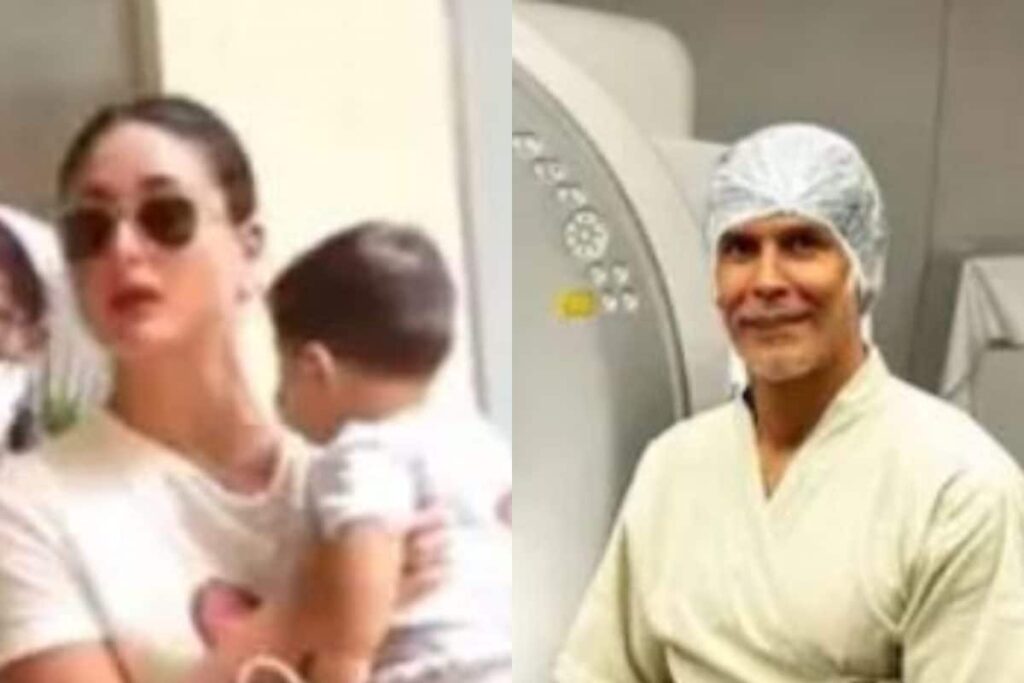 Kareena Kapoor Khan Steps Out With Taimur and Jehangir; Milind Soman Undergoes CT Scan