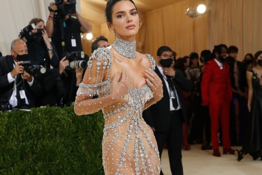 Met Gala 2021: Kendall Jenner Shows Off a Little Too Much in Her Nearly-naked Jewelled Gown