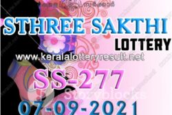 Kerala Sthree Sakthi SS-277 Lottery Result 2021 Live Updates: Check Winning Numbers for September 7