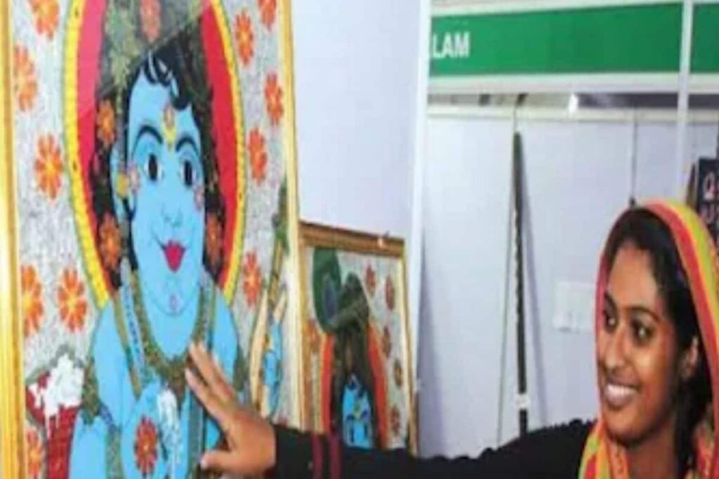 'No Words to Express My Happiness': Kerala Muslim Woman Presents Her Lord Krishna Painting to Temple