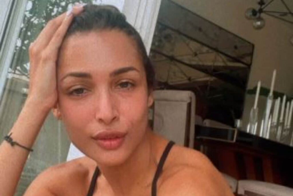 Malaika Arora Poses in Black Bralette and Leggings in New Pic on Instagram