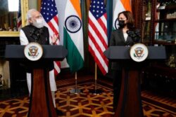 Kamala Harris Talks of Strengthening & Defending Democracy During Meeting with PM Modi