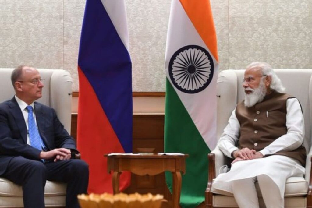 Russian Security Official Nikolai Patrushev Calls on PM Modi