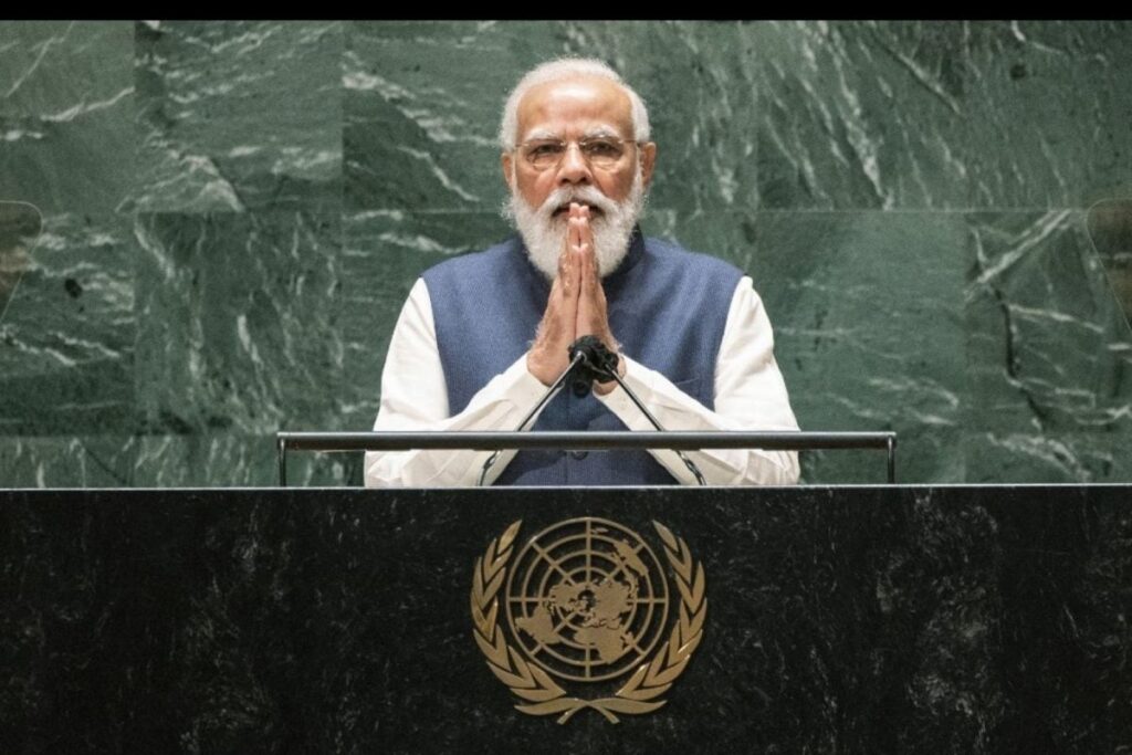 PM Modi at UNGA Quotes Rabindranath Tagore Song Written On Shyama Prasad Mukherjee's Request