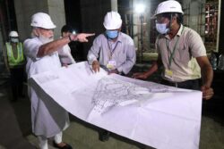 PM Modi Makes Surprise Visit to Central Vista Site, Inspects Parliament Building Construction | IN PICS