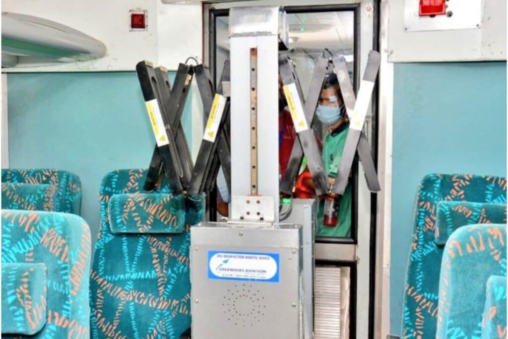 Indian Railways Using Robots, UVC Technology to Sanitise Coaches, Watch Video