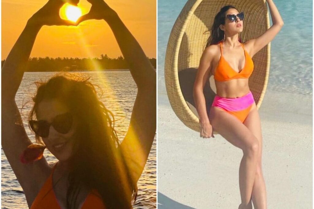 Sara Ali Khan Shows Us How to Pose at the Beach in a Bikini, See Pics