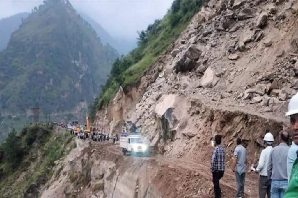 Yellow Alert in Himachal's 10 Districts, National Highways Closed Due to Landslides