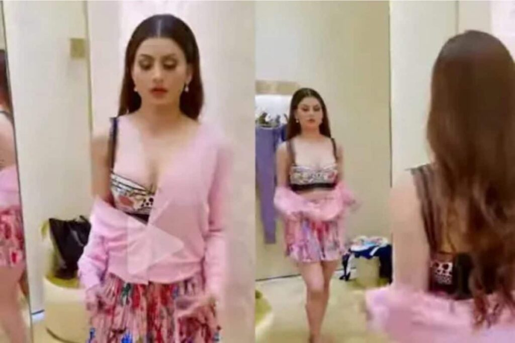 Actor Urvashi Rautela Shares Video From Trial Room, Many Troll Her For Outfit