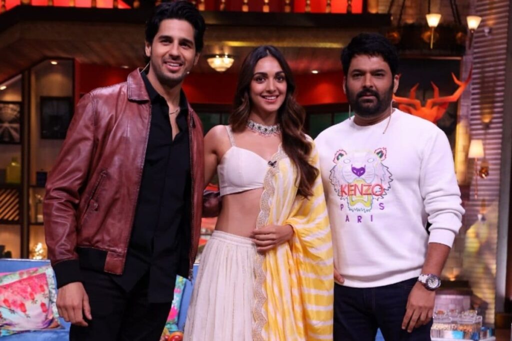 Sidharth Malhotra, Kiara Advani Celebrate Success of Shershaah on The Kapil Sharma Show