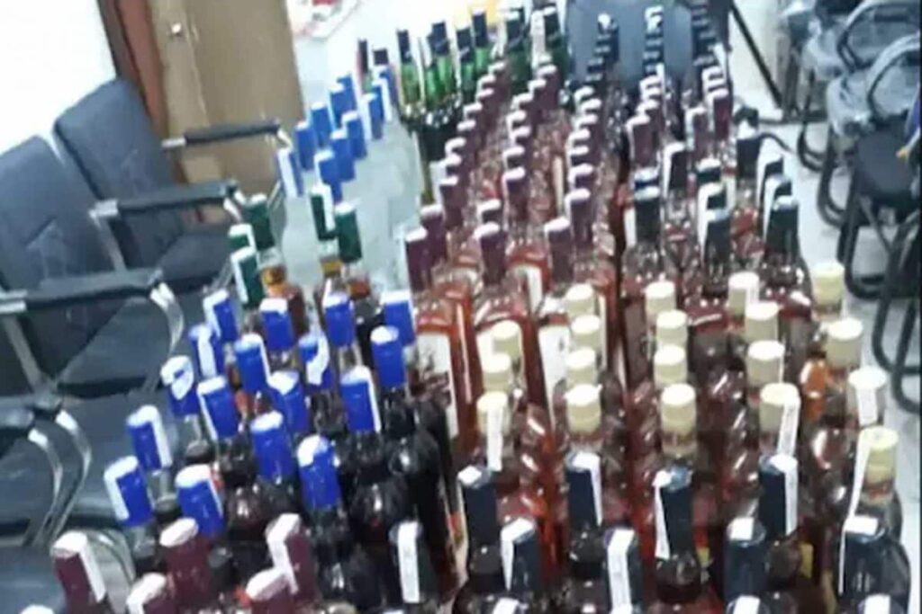 Village Head, 3 Others Held for Liquor Party Ahead of Bihar Panchayat Polls