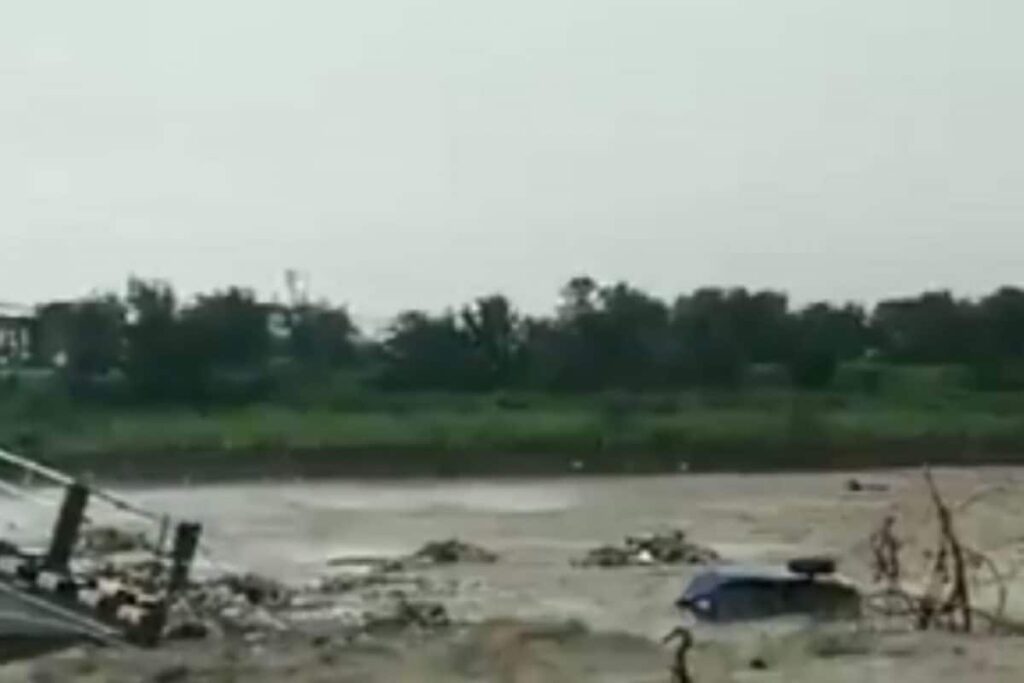 WATCH | Rain Washes Out Road Built Over Jakhan River in Uttarakhand's Ranipokhri