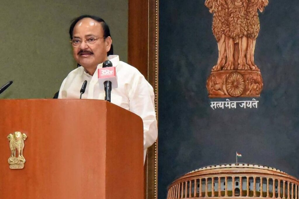 Disruption Must Be Treated as Contempt of House: Vice President Venkaiah Naidu