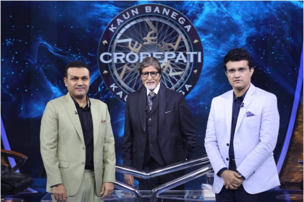 KBC 13: Virender Sehwag Pokes Fun at Sourav Ganguly's Shirtless Moment at Lords, Amitabh Bachchan Responds